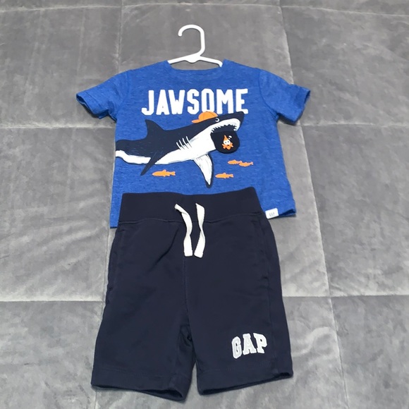 GAP Other - GAP “Jawsome” Shark T-Shirt and Shorts